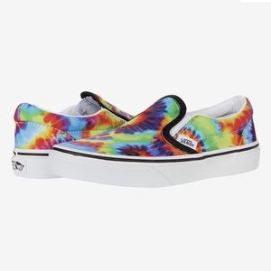Kids spiral tie dye slip on size 12.5
